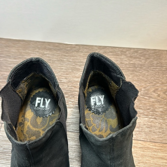Fly london black boots woman’s size 39 (d138) - Picture 3 of 8